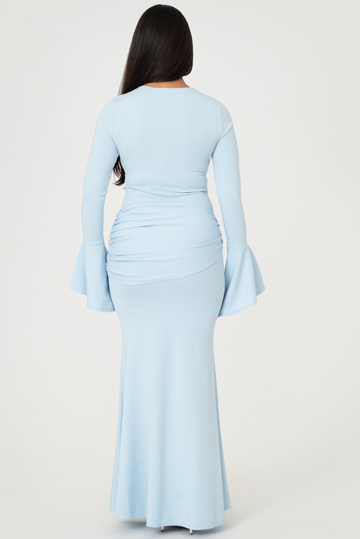 Jasmine Maxi Dress with Gold Buckle